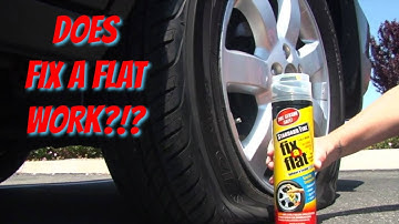 HOW Does FIX A FLAT Work ?!? Does it actually FIX a LEAK?