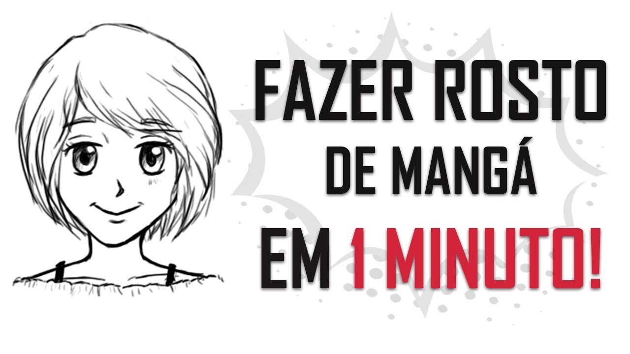 Mangá passo a passo como desenhar mangá rosto e cabelo