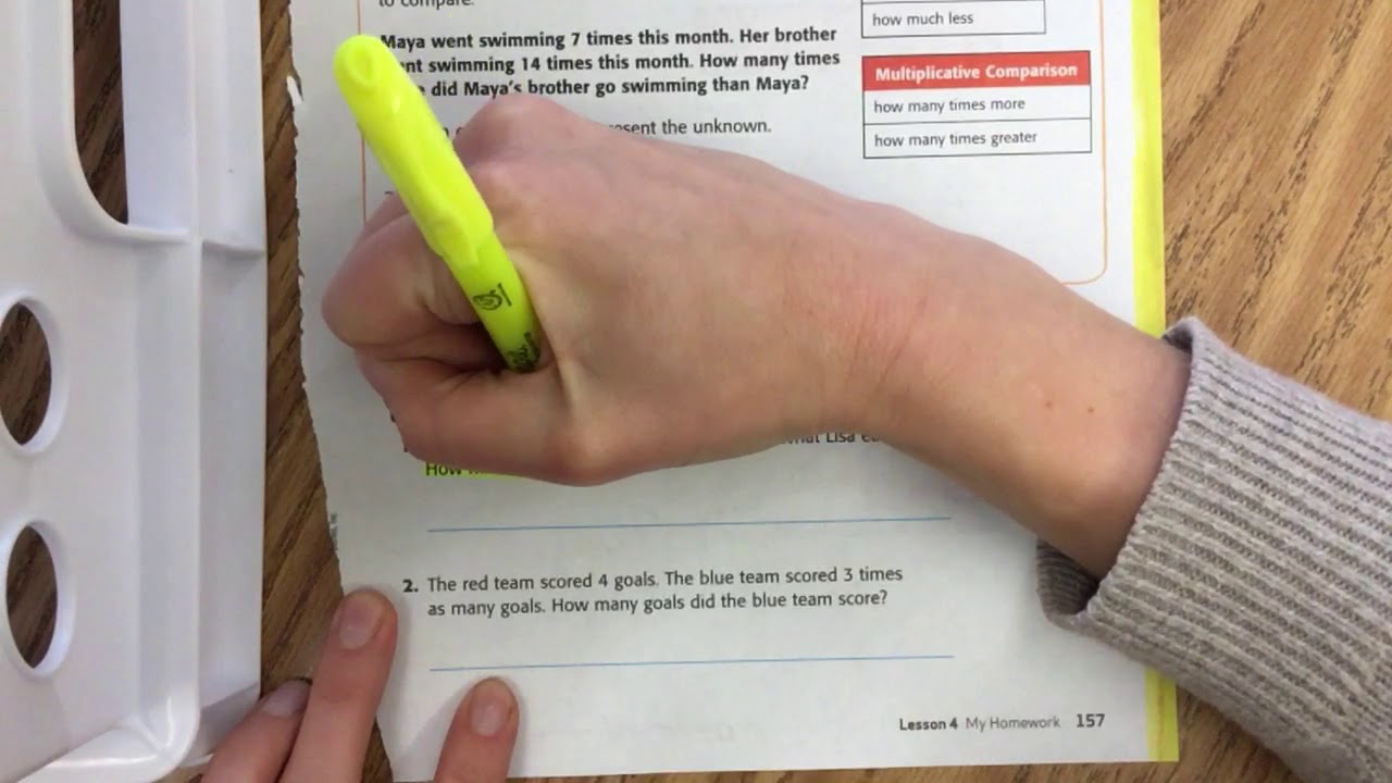 Chapter 3 Lesson 4: Compare to Solve Problems - YouTube