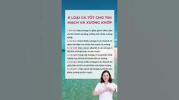 6 Loại Cá Tốt Cho Tim Mạch Và Xương Khớp #dsdaiminh #dinhduong #shorts #health