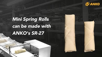 Mini Spring Rolls can be made with ANKO
