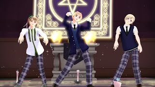 [MMD] Hetalia Gakuen - STEP (Magic Trio) ||6k Sub💖||