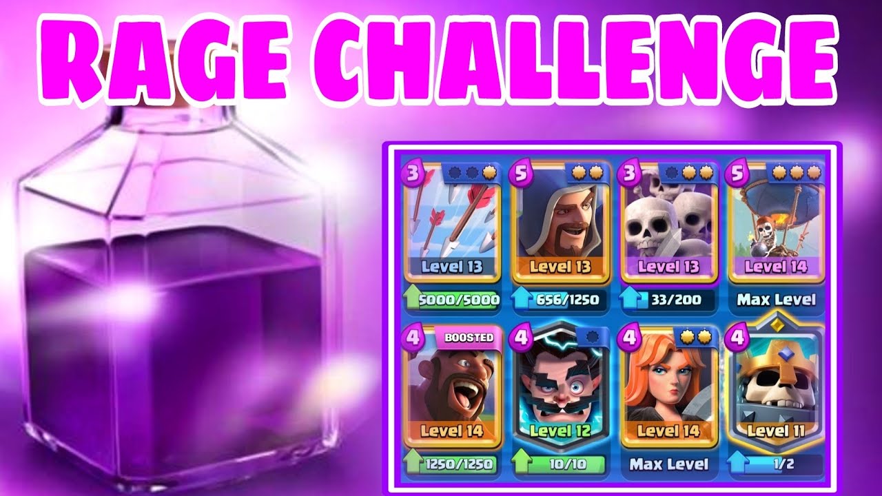 Clash Royale | 4.0 Elixir Deck | Best Deck For Rage Challenge # ...