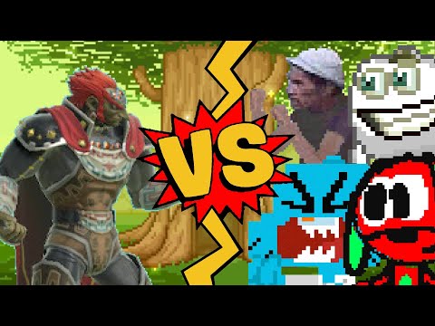 M.U.G.E.N Battles | Dank Lord Ganondorf vs Gi Gumball/Squealy Airhorn/Marselo/Don Ramon