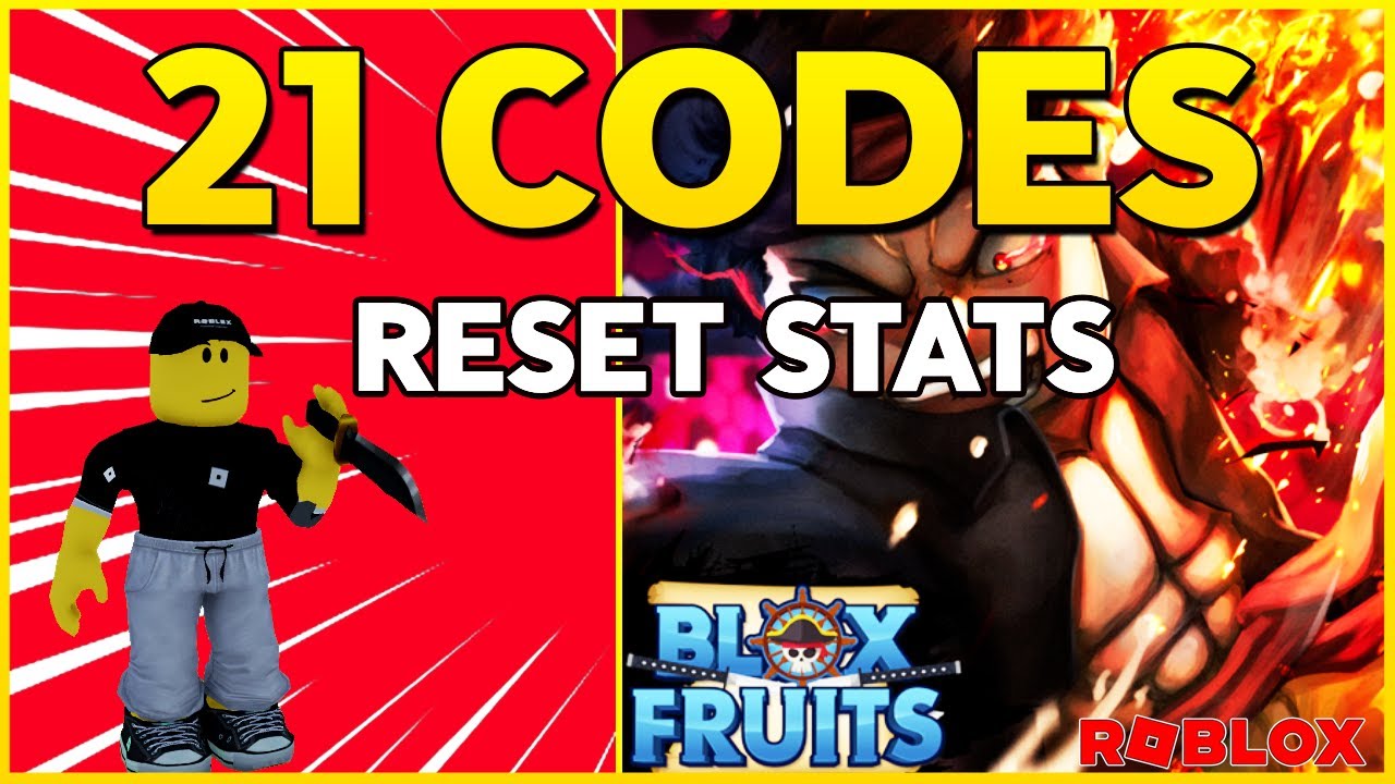 🔥Only RESET STATS CODES 🔥 ALL WORKING CODES for BLOX FRUITS in