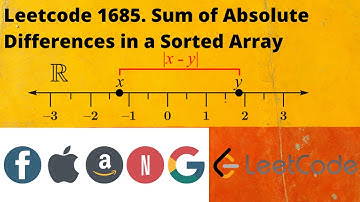 Leetcode 1685. Sum of Absolute Differences in a Sorted Array