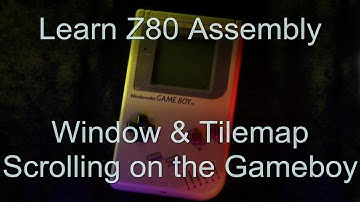 Gameboy ASM: Window - Tilemap Scrolling - Alt Tile Pattern addresses and Interrupts Lesson P51