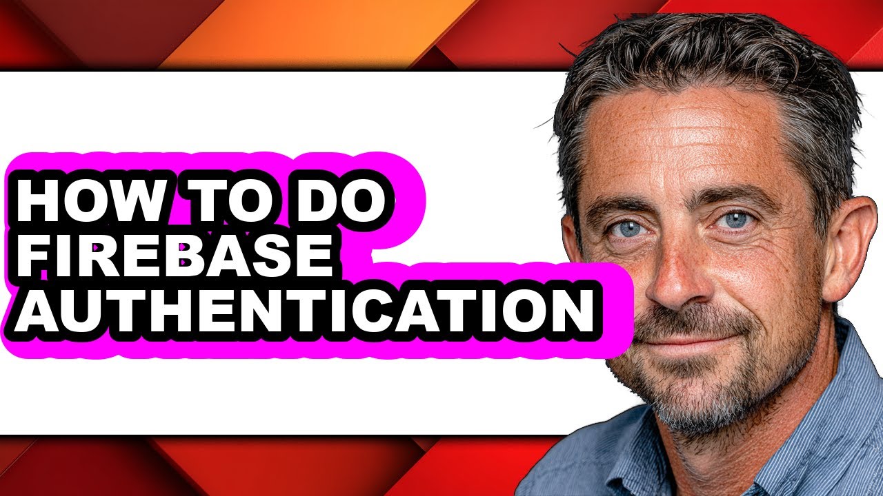 How to Do Firebase Authentication - Full Guide - YouTube