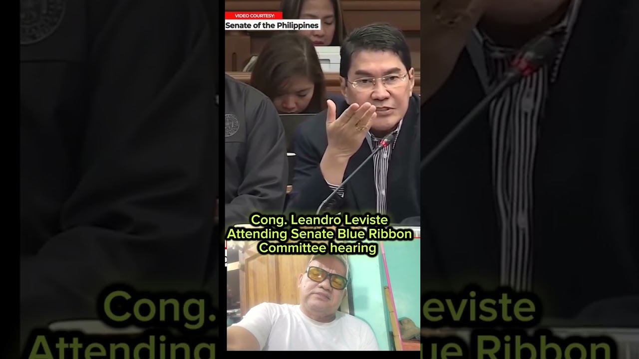 PANOORIN :CONG. LEANDRO LEVISTE NASA SENATE BLUE RIBBON COMMITTEE HEARING, 