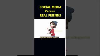 Social Media Versus Real Friends 🤯😱🔥#Shorts #Youtubeshorts #Faith #Fypシ