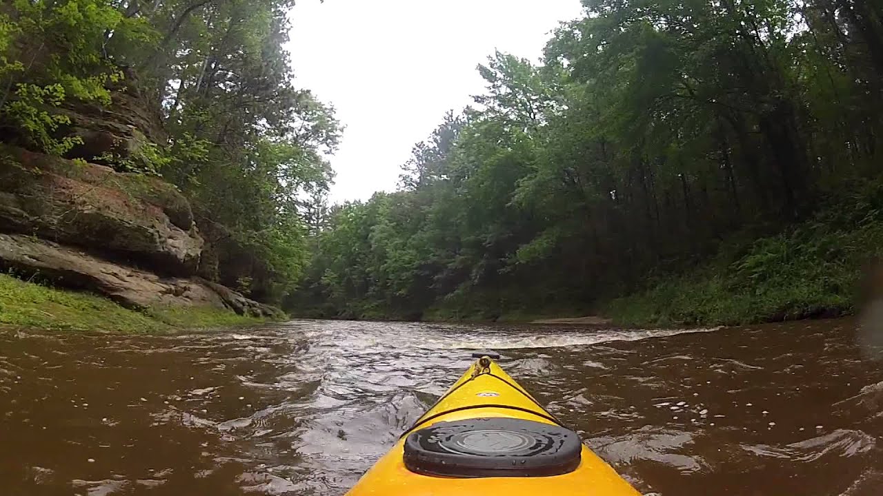 Halls Creek Trow Lake Dam to Halls Creek Landing, Wisconsin YouTube