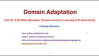 Part 49: A bit more bayesian: domain invariant learning with uncertainty