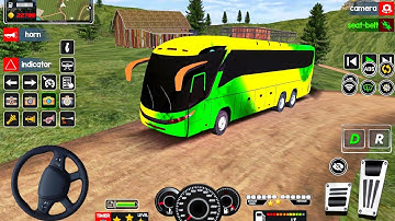 Best Bus Games 2025 - Coach Bus Realistic Offroad Driving Games 3D - Android GamePlay
