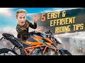 5 EASY MOTORCYCLE RIDING TIPS  I RokON vlog #113