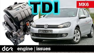 VW Golf MK6 Issues of the Diesel Engines 2008-2013