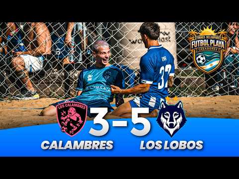 FASE DE GRUPOS - LOS LOBOS vs CALAMBRES | RELÁMPAGO DE FUTBOL PLAYA @aleesanzi ​ @aleesanzi