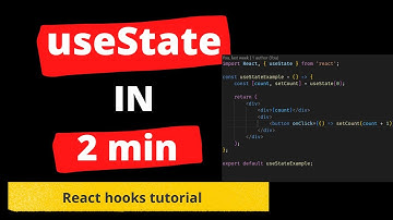 React useState hook explained under 2 minute