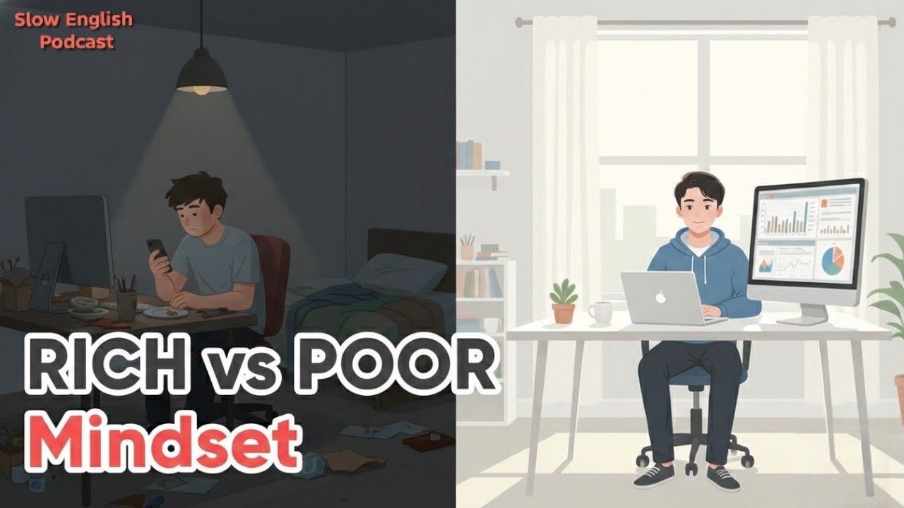 Rich Vs Poor Mindset | Slow English Podcast
