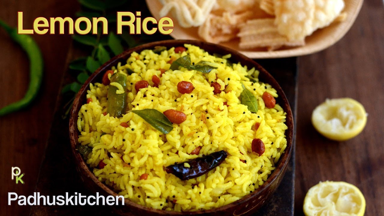 Lemon Rice Recipe How To Make South Indian Lemon Rice Youtube