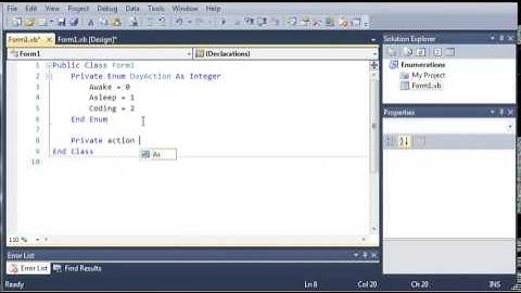 Visual Basic Tutorial   64   Enumerations
