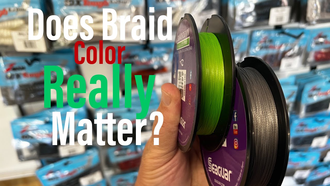 Does Braided Line Color REALLY Make A Difference? 