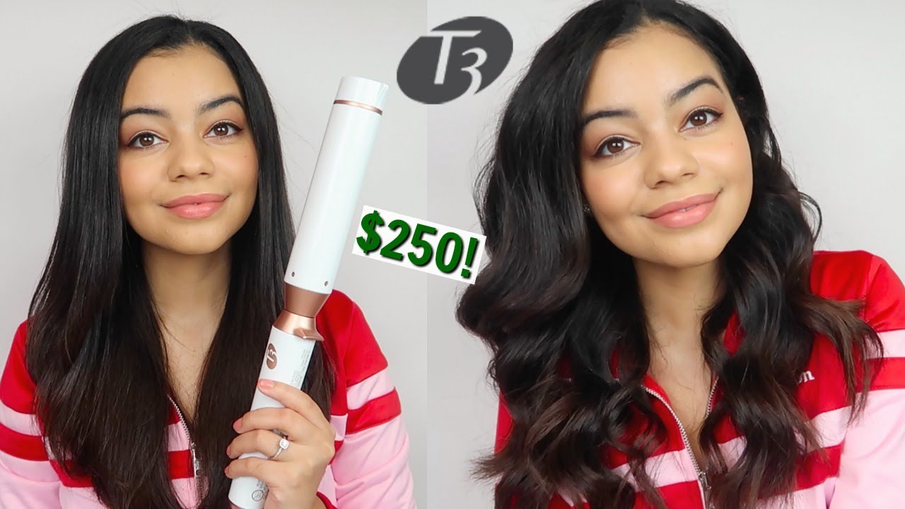 MY MOST EXPENSIVE CURLING WAND! THE T3 MICRO WHIRL TRIO DEMO & HONEST REVIEW YouTube