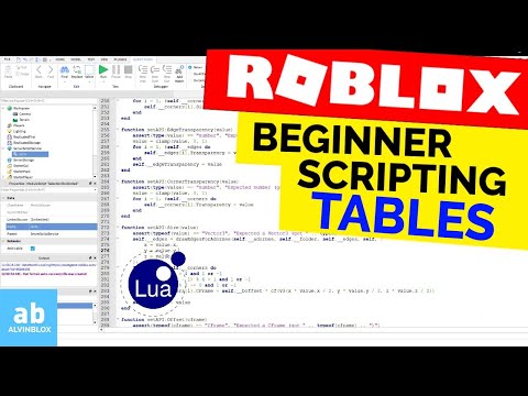 Tables Table Remove Table Insert Beginner Roblox Scripting 17 Youtube - roblox tables