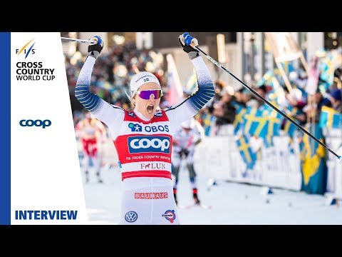 Stina Nilsson | "Very hard frost" | Ladies' Sprint | Falun | FIS Cross Country