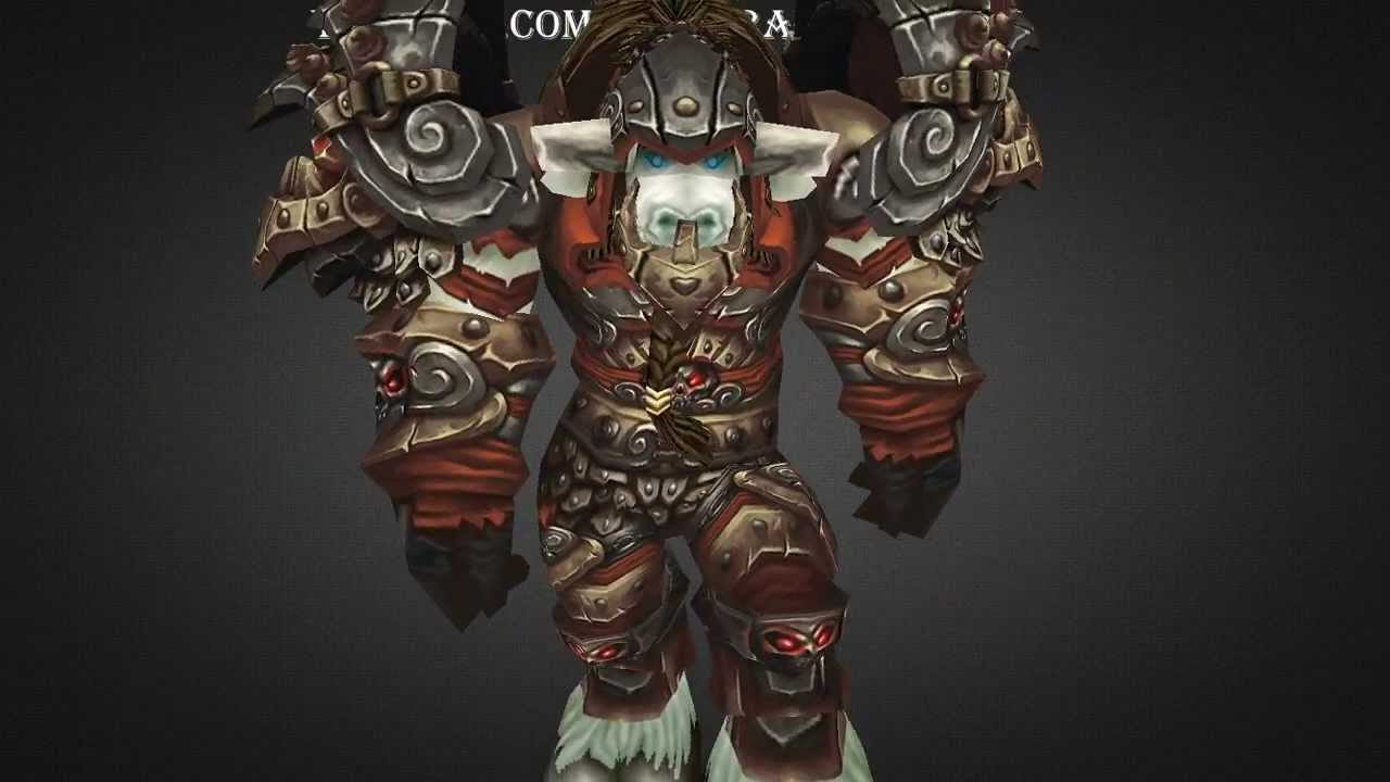 Tauren Death Knight Season 13 PvP Armor - Patch 5.2