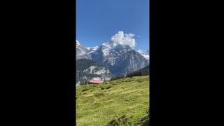 Lauterbrunnen - Mürren Switzerland In Summer 