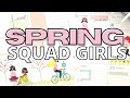 PLAN WITH ME | SPRING SQUAD GIRLS | DASHBOARD CLASSIC HAPPY PLANNER