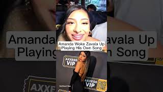 Amanda Woke Zavala Up With His Own Song 😂 #amanda #zavala #funnyclips #streamerclips #viralclips