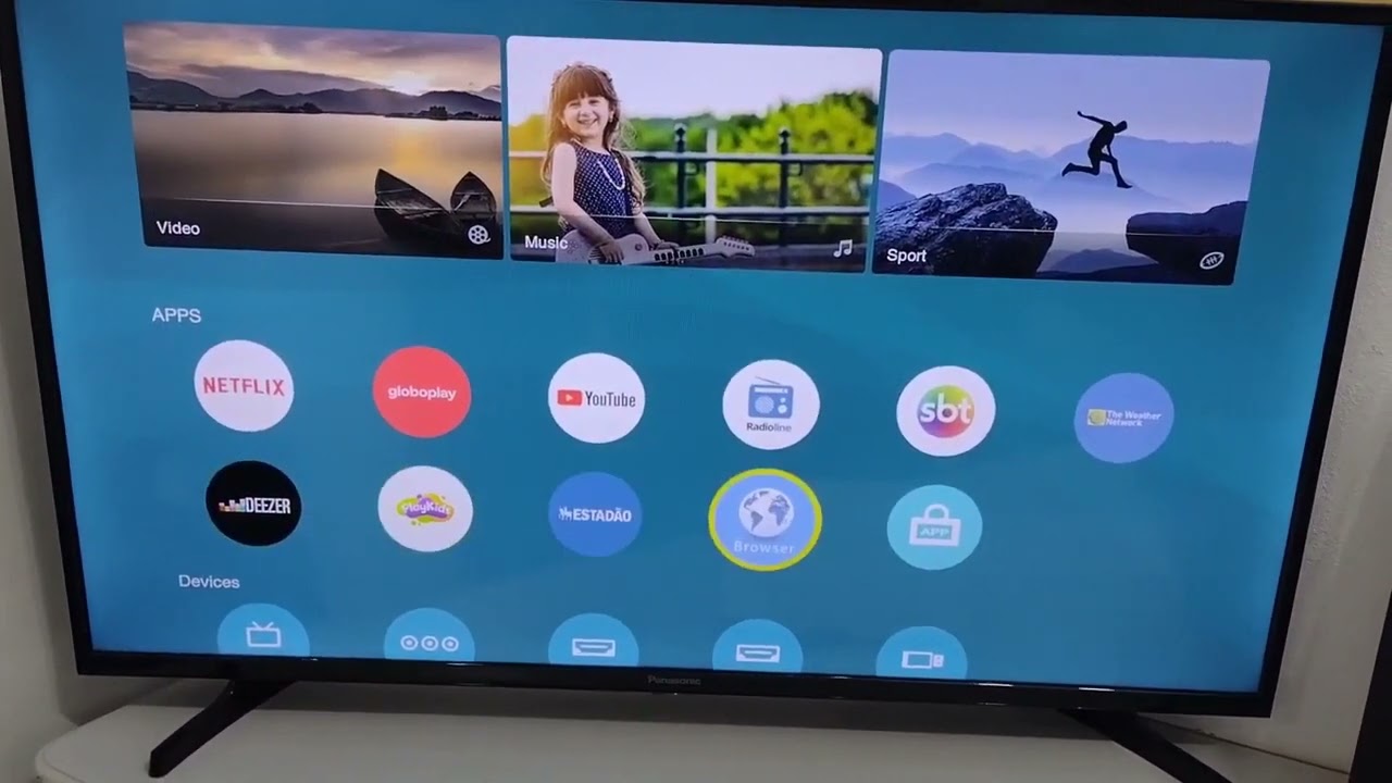 COMO BAIXAR APP NA TV PANASONIC-TC-32FS500B -E RESETAR MODO DE