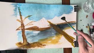 Big River Mill Painting | Watercolor Tutorial | Art