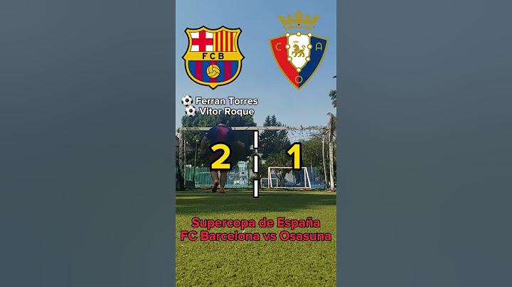 Semifinal de la Supercopa de España #futbol