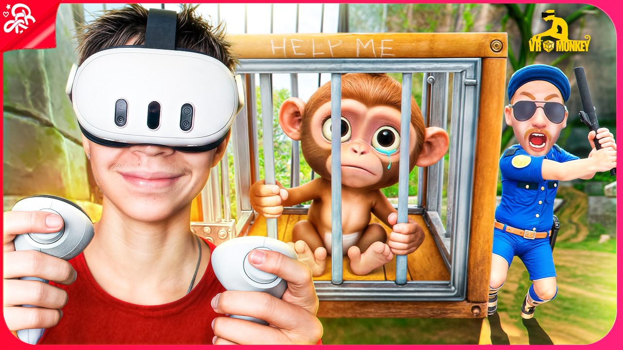 EU VIREI UM MACAQUINHO EM REALIDADE VIRTUAL (I Am Monkey VR)