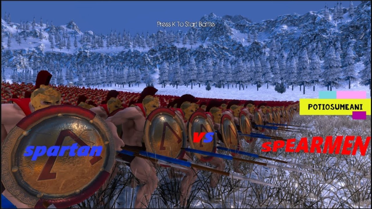 Legendary Spartans VS Spearman