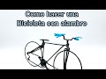 como hacer una bicicleta con alambre muy facil tutorial