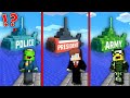 JJ PRESIDENT vs Mikey POLICE vs Banana Kid MILITARY Submarine Battle in Minecraft Maizen!