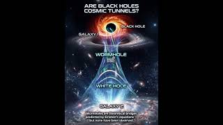 Are Black Holes Cosmic Tunnels? 🤯 | Wormholes Explained in 30 Seconds