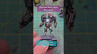 Painting exosuits from Anachrony - I really enjoyed painting the squidmech! @Epicduck