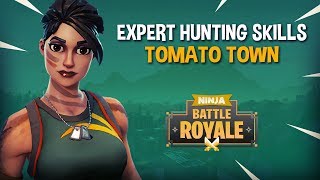 Expert Hunting Skills Tomato Town!! - Fortnite Battle Royale Gameplay - Ninja
