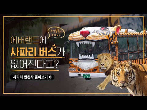 (<strong>EVENT</strong>) 굿바이 사파리버스! 사파리 월드 변천사 &amp;<strong>amp</strong>; 사파리 추억썰 풀기 | 에버랜드 #사파리월드 (Everland Safari World)