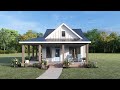 EXCLUSIVE MODERN FARMHOUSE HOUSE PLAN 009-00355 WITH INTERIOR