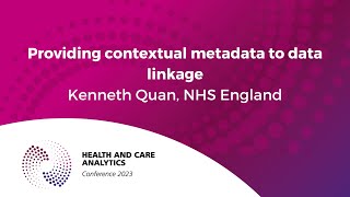 Providing contextual metadata to data linkage