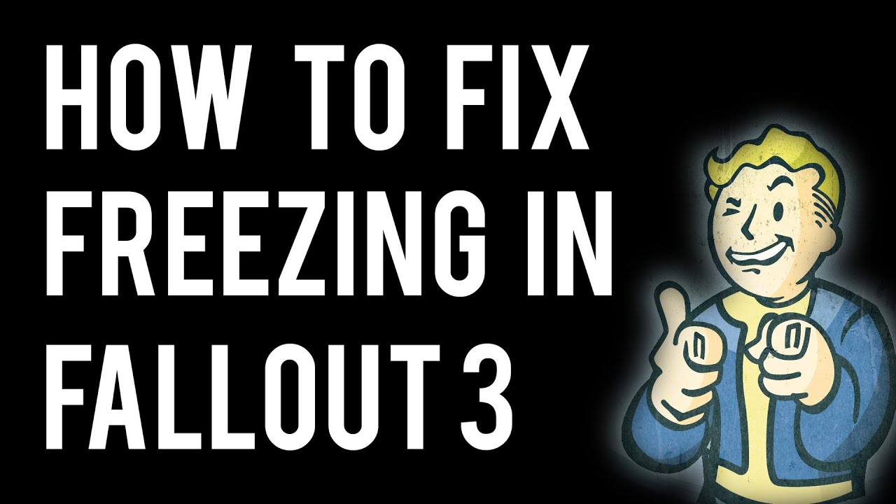 How To Fix Fallout 3 Freezing And Crashing At Fallout 3 Nexus Mods And Community