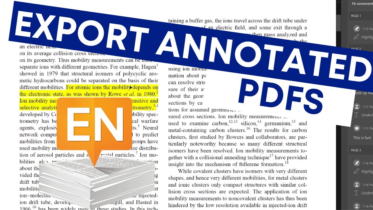 How To Export Annotated Pdfs From Endnote | Export, Open, And Print Your Endnote Annotated Pdfs