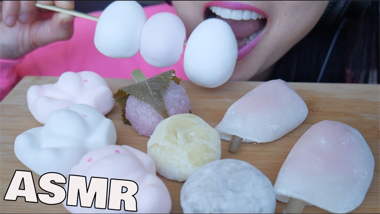 ASMR EXTREME SOFT CHEWY SOUNDS (Marshmallow + Mochi) | SAS-ASMR