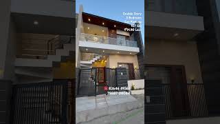 22X46 House Design With Car Parking 3 Bedroom Double Story House For Sale