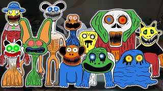 TRAPPED UNDER THE ZOO, but I Made The Monsters FRIENDLY.. Zoonomaly 2 (Animation) | Swap Speedpaint